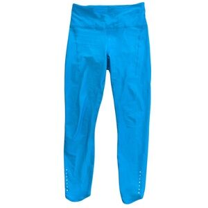 NWOT Pacesetter 7/8 Tight Legging in Pacific Blue New High Waisted Reflective